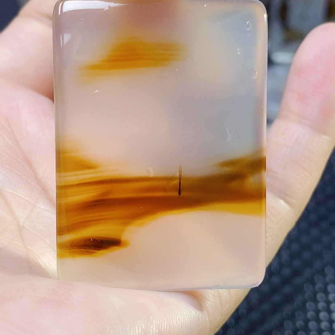 未镶嵌玛瑙/玉髓珠宝半成品