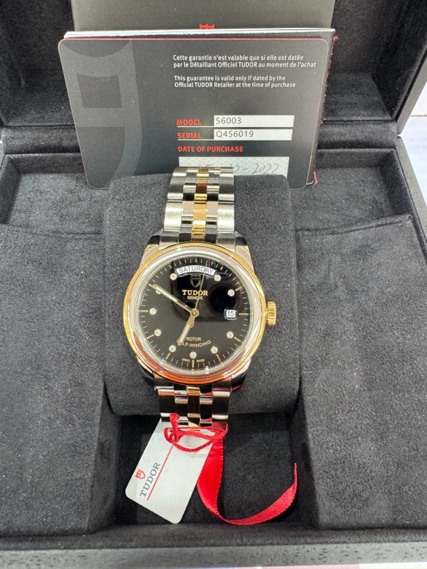 95新 TUDOR/帝舵 95新/帝舵骏珏/表径39mm/全套2022年/有金有钻