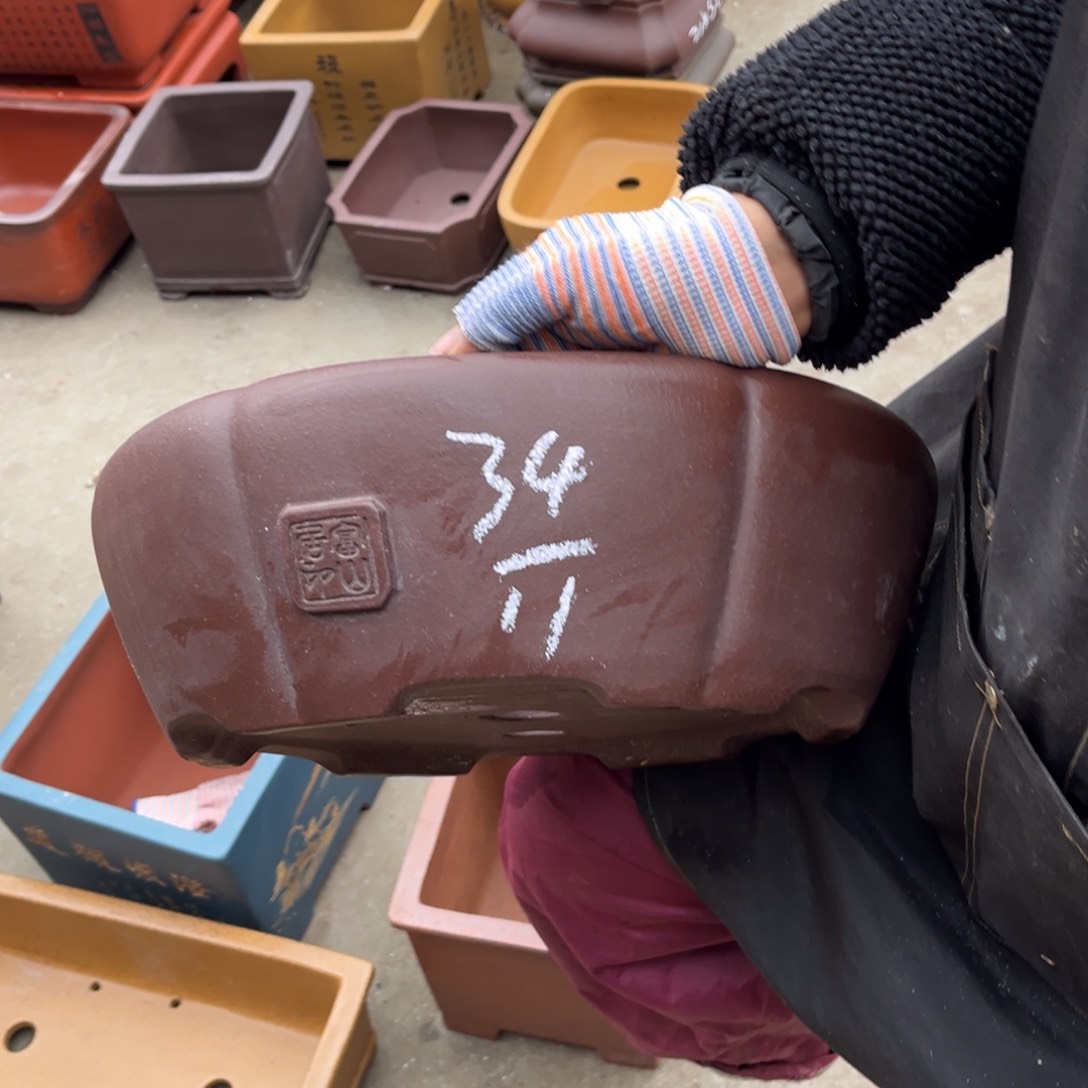 紫砂花盆盆景艺术