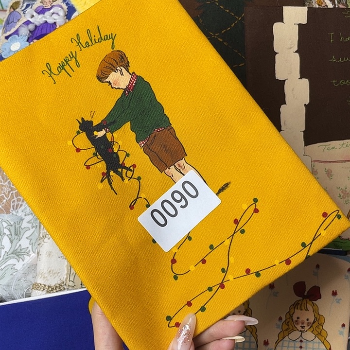 织绣A5 定页仅书衣090