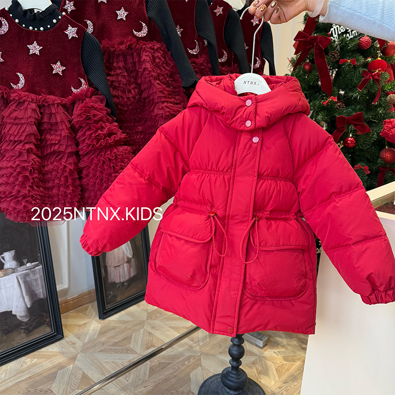 女童正红过冬年货棉服外套Q2501670