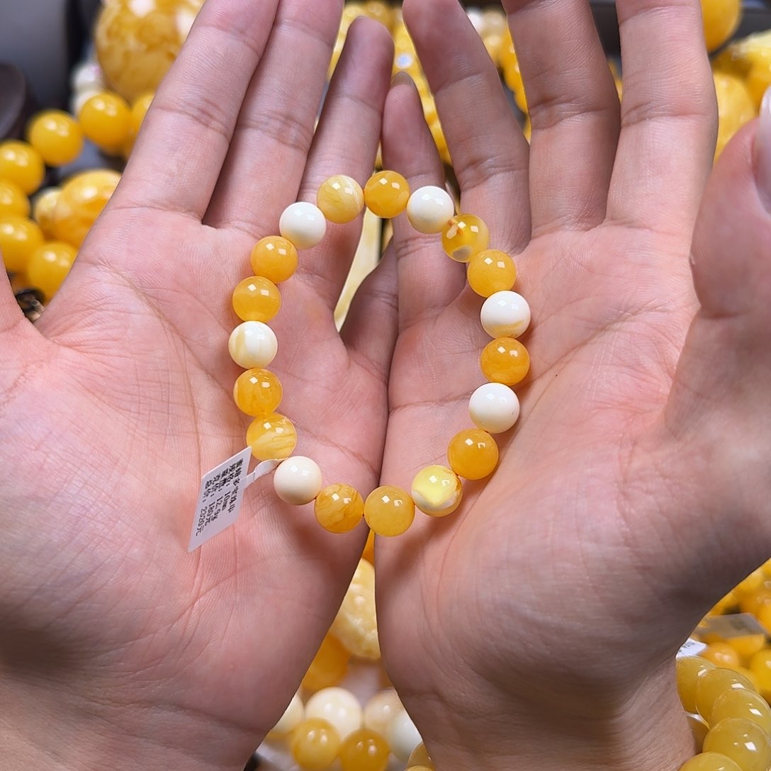 蜜蜡珠宝奇石未镶嵌10mm