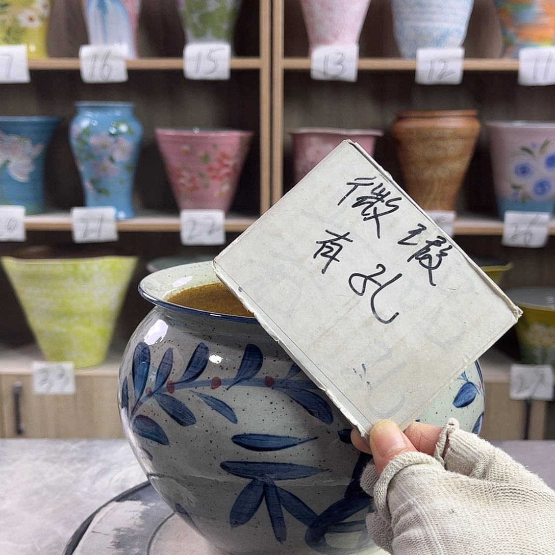 景德镇陶瓷花盆花盆