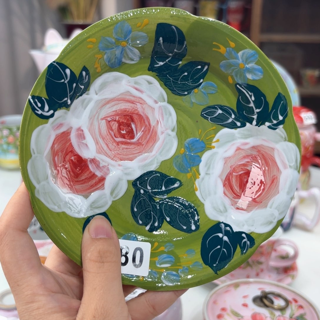 景德镇手绘高温釉下彩陶瓷茶具