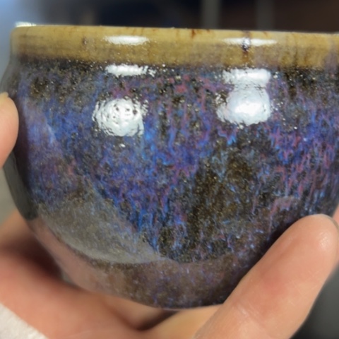 摆件乡**仔犊泉钧窑作品