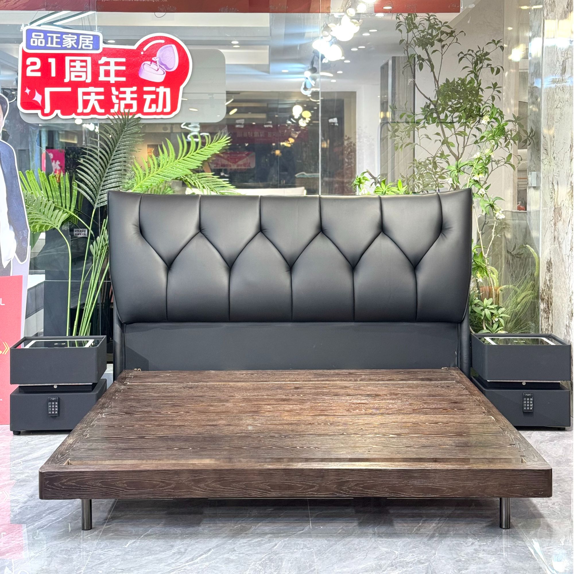 高端轻奢中古风高定款软靠包床主卧大床#L01