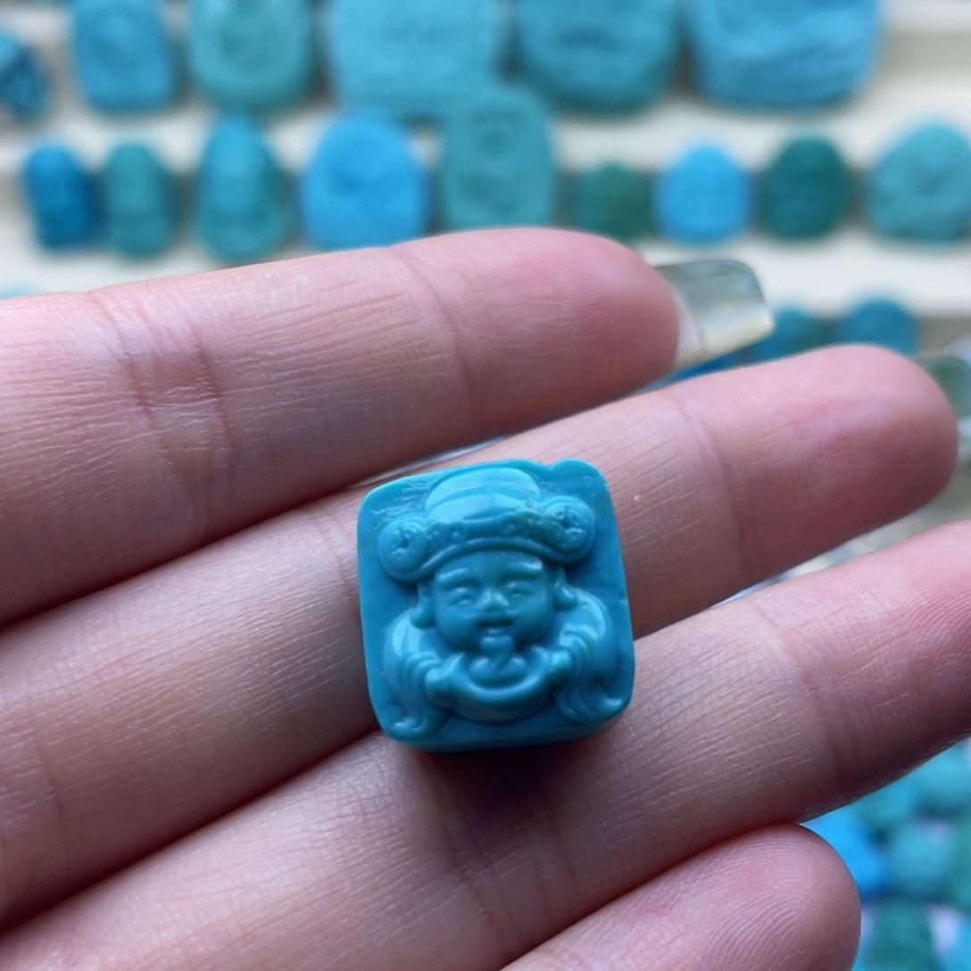 绿松石珠宝奇石未镶嵌