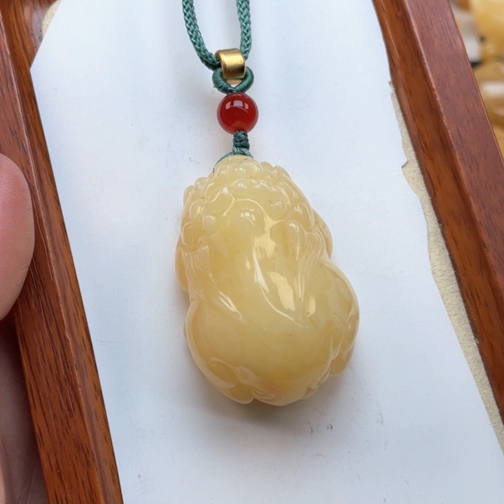 蜜蜡裸石未镶嵌蜜蜡吊坠