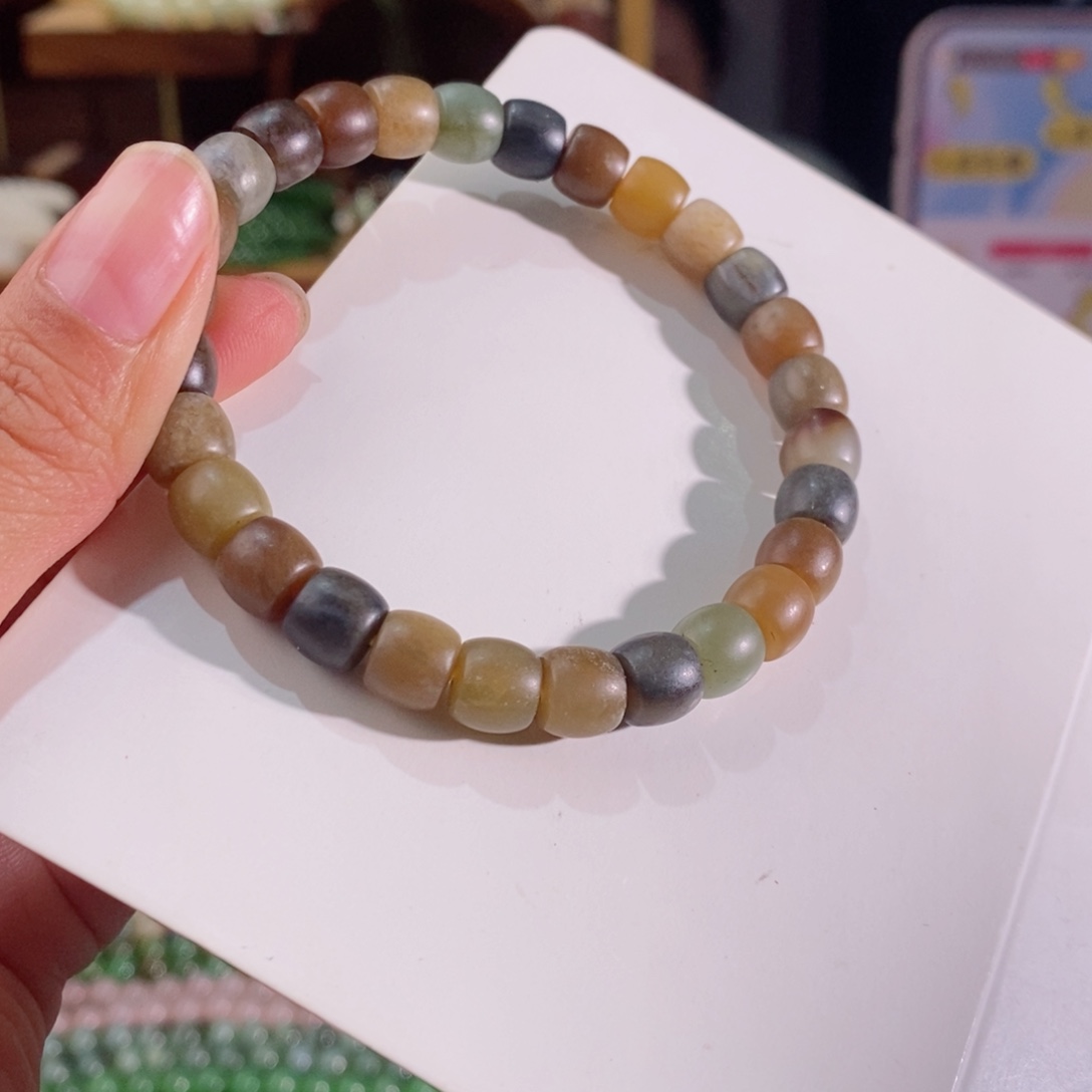 和田玉手串多样性拍一发一未镶嵌