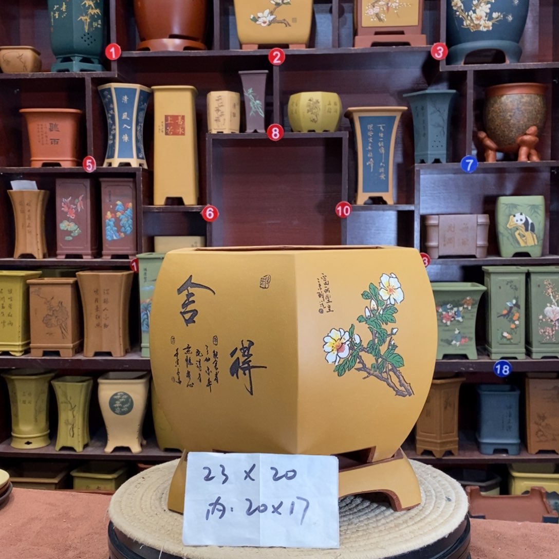 紫砂花盆紫砂艺术