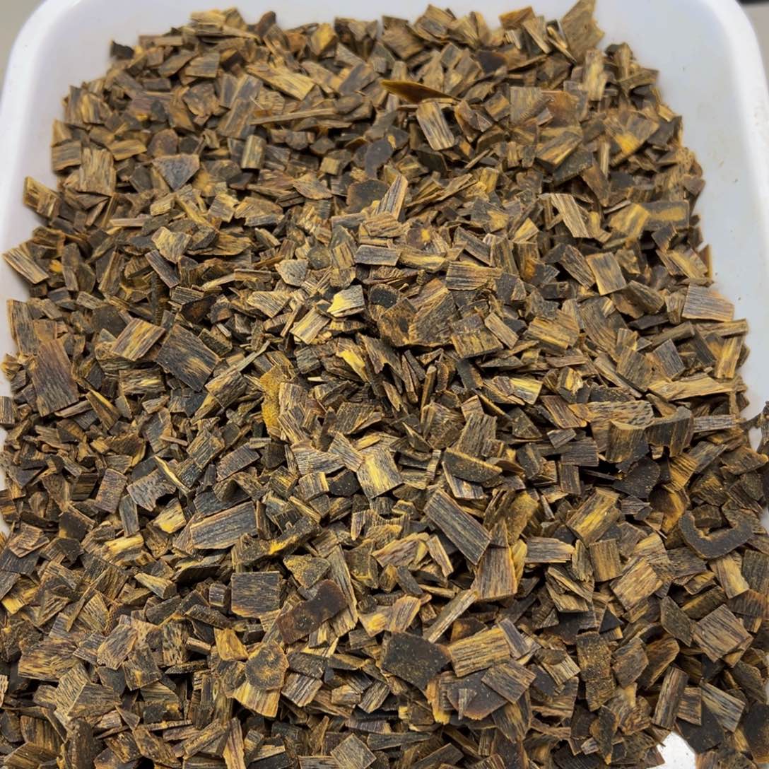 沉香沉香碎屑绿棋西瓜叶沉水碎料100克