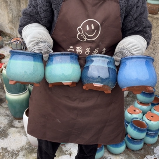 红陶口14高14瑕疵