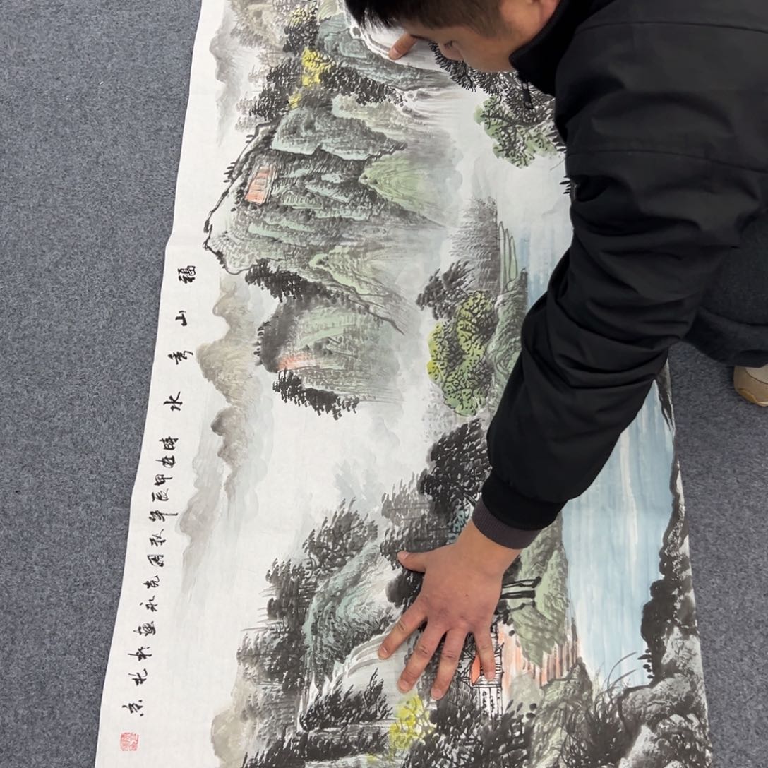 国画宣纸纯手绘字画