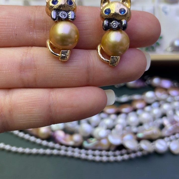 淡水珍珠吊坠(不含链)合金