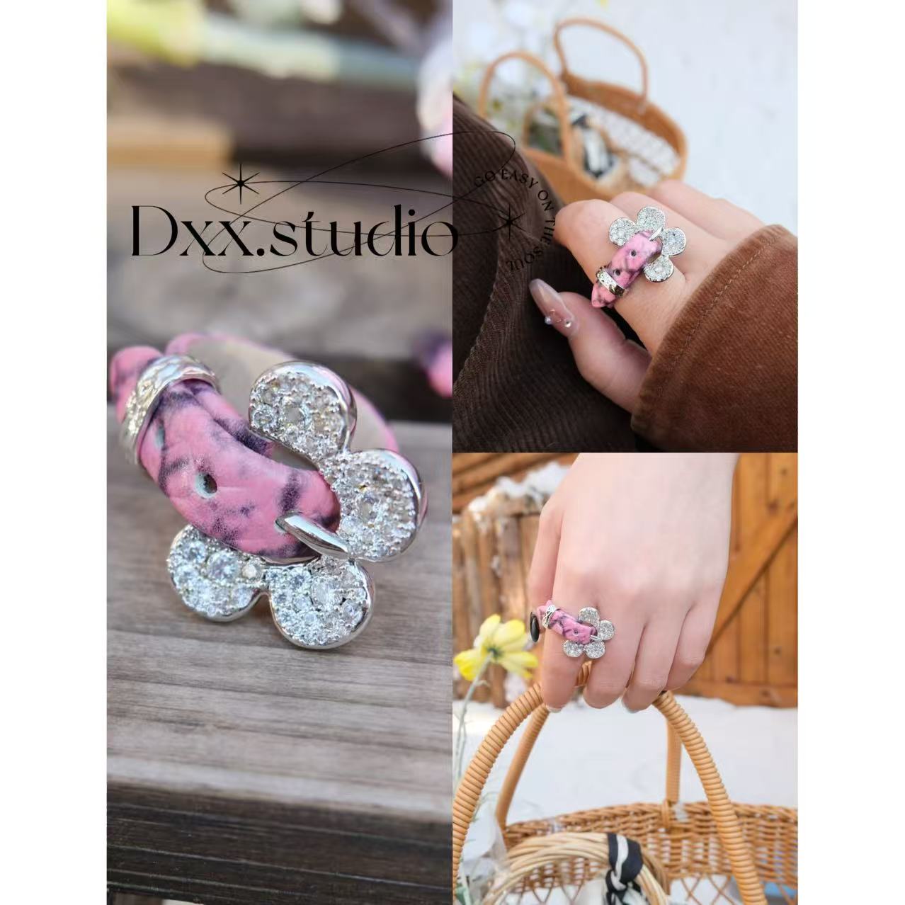 铜合金戒指 小众设计百搭ins戒指52034