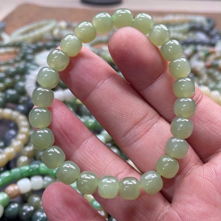 和田玉手链未镶嵌