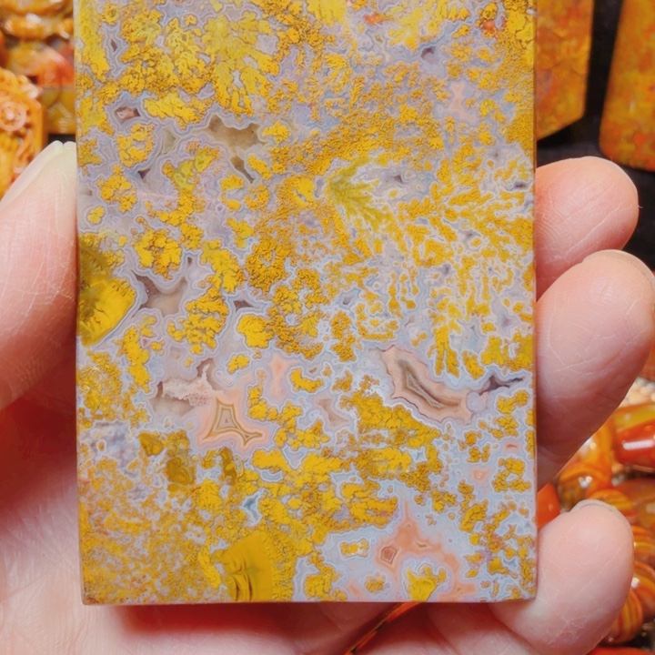 华***哥玛瑙/玉髓未镶嵌吊坠(不含链)