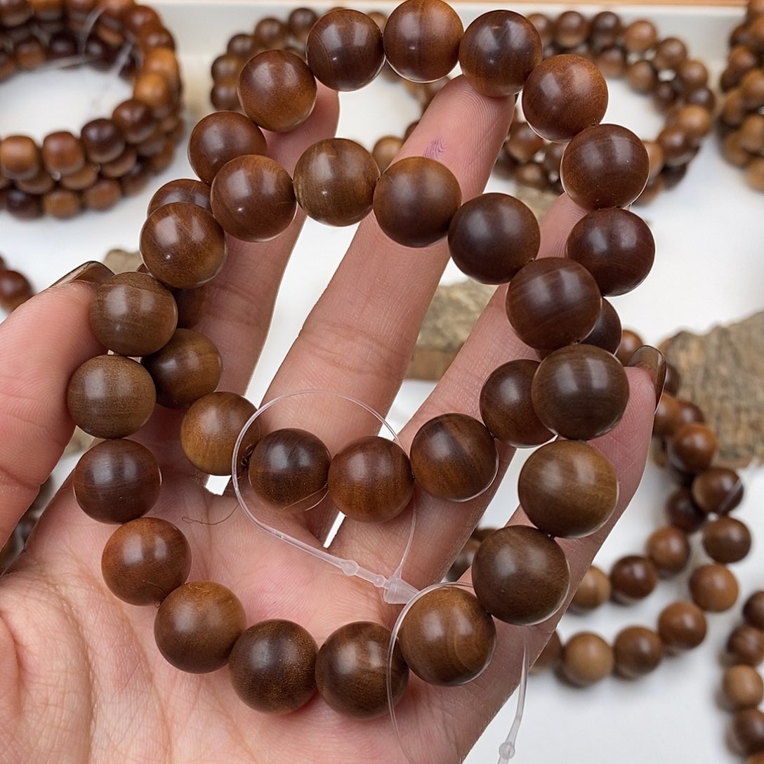 其他檀香木微微留疤沉水12MM印度迈索尔檀香老料