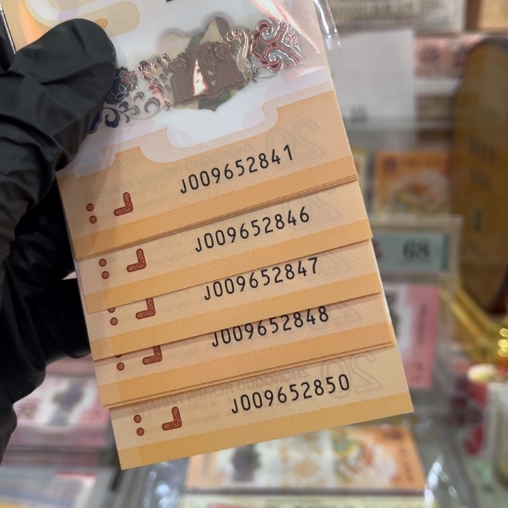 塑料龙钞标十含如意号009652841