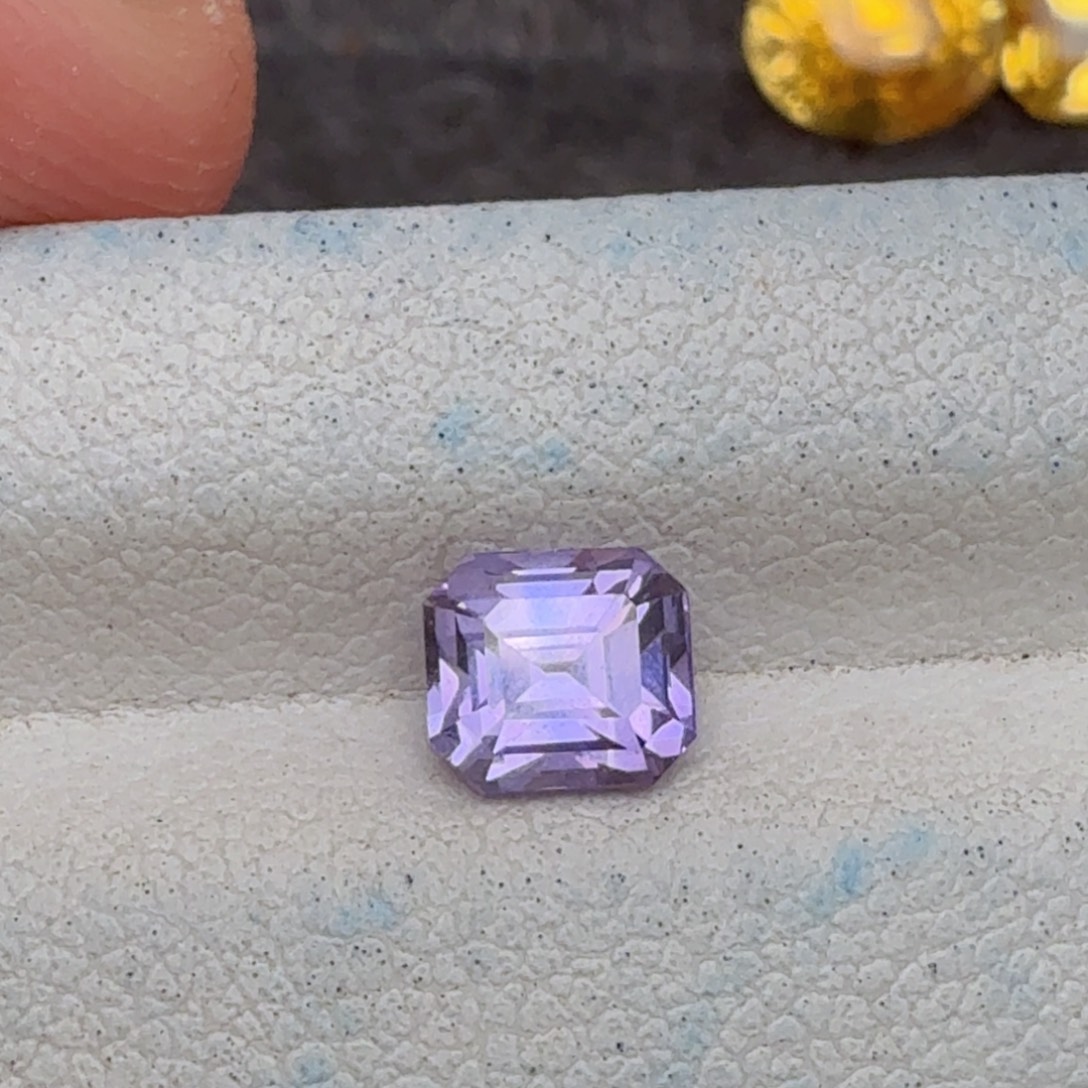 裸石蓝宝石0.99克拉无烧紫色蓝宝石