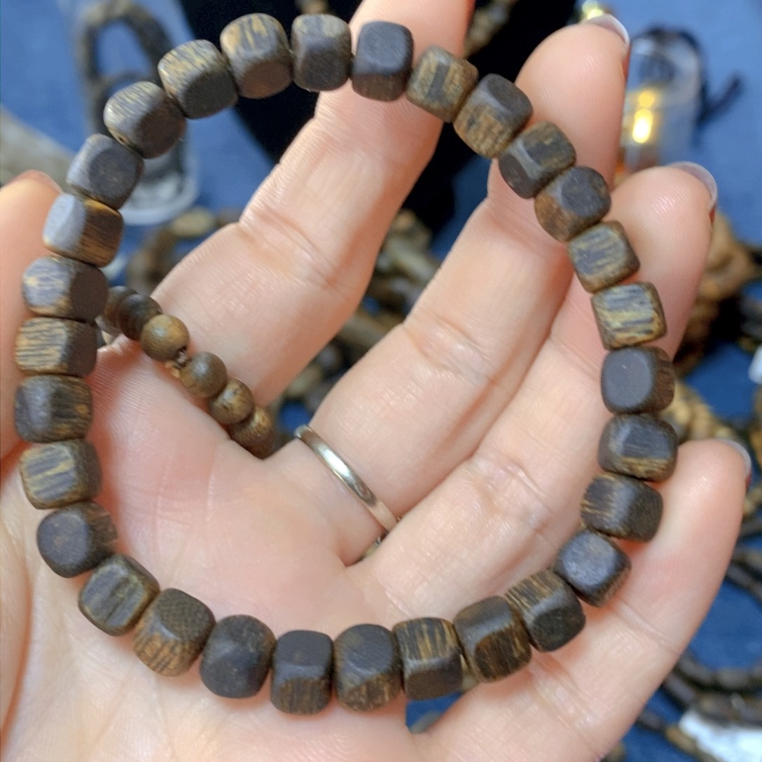 沉香手串张勺子卡7-6克多样性发货一条