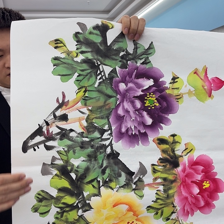 国画纯手绘国画作品