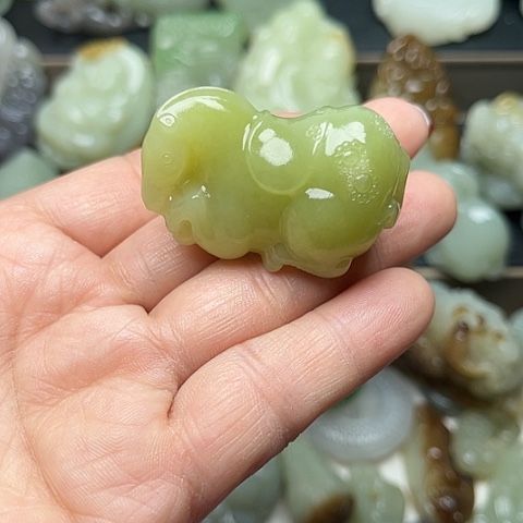 和田玉颈饰未镶嵌玄*公