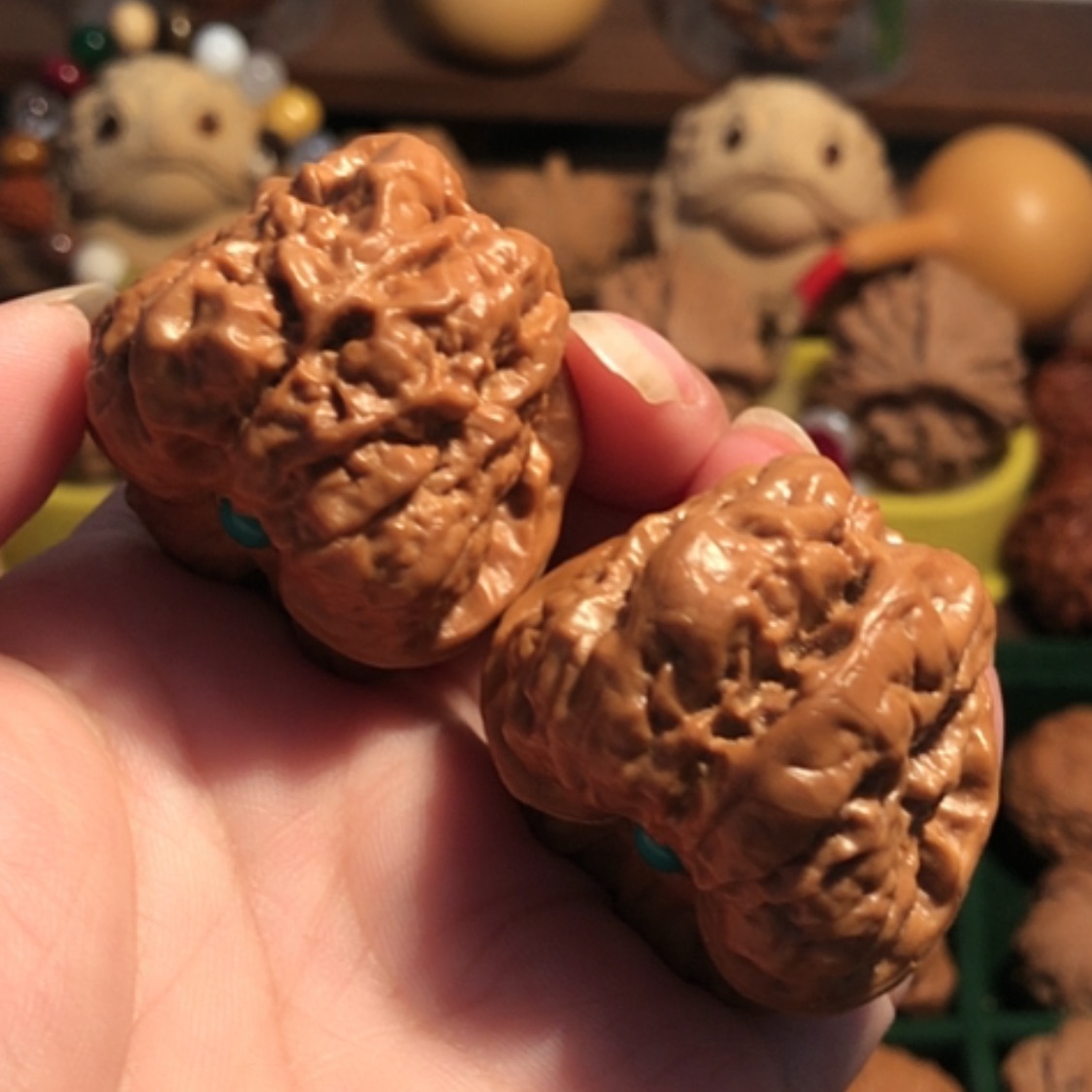 【闪购商品】文玩核桃把件晴*号蛤蟆