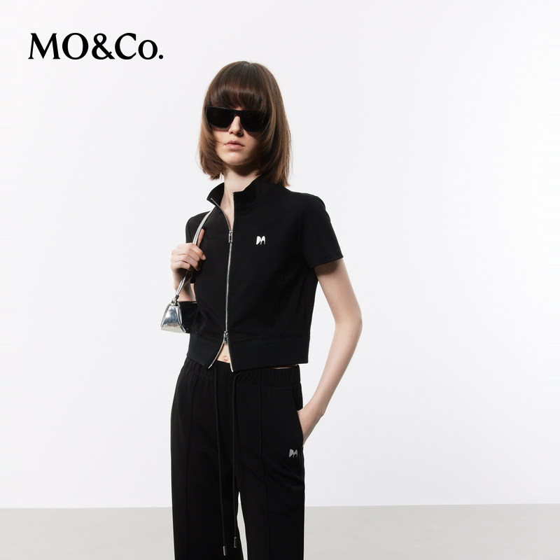 【赵老板专属】MOCO夏含三醋酸双开拉链短袖MBD2TOPT54