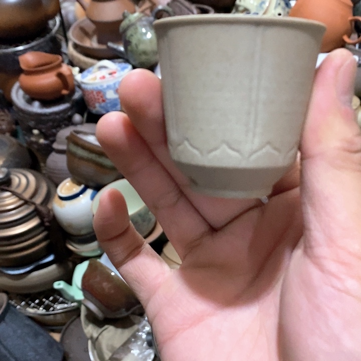 瓷片荷花绽放光芒……荷花开花又