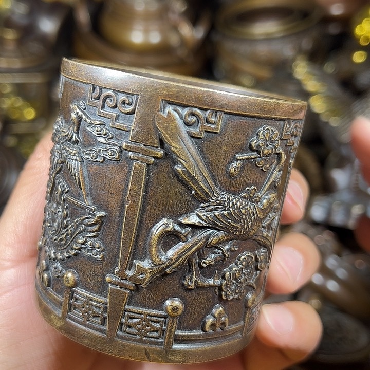 铜器客厅装饰摆件 