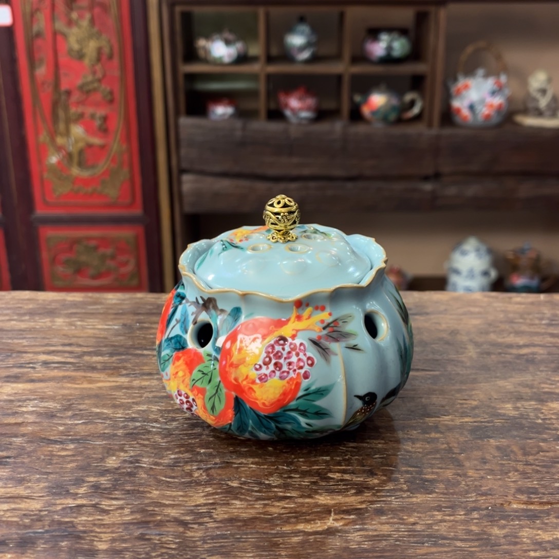 景德镇柴烧手工手绘陶瓷