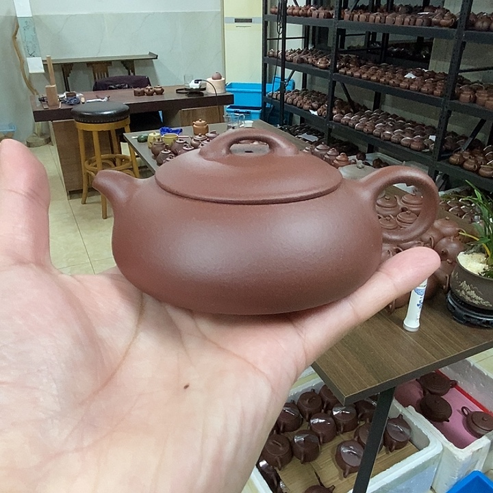 茶壶紫砂无尘老紫泥原矿