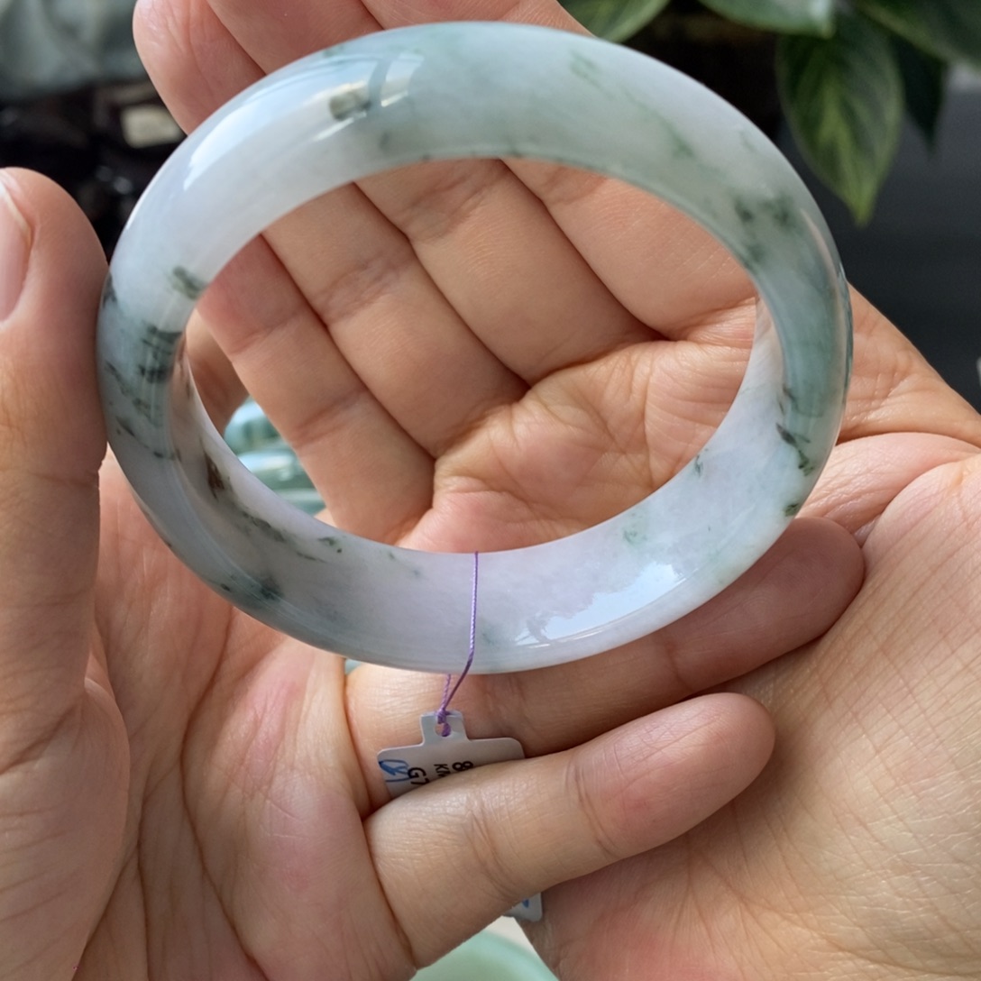 翡翠未镶嵌手镯天然