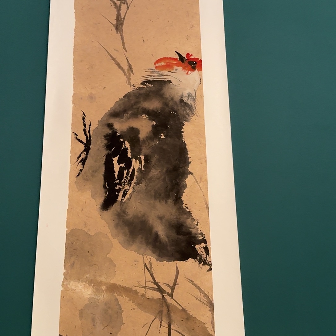 国画溥老师画作画作