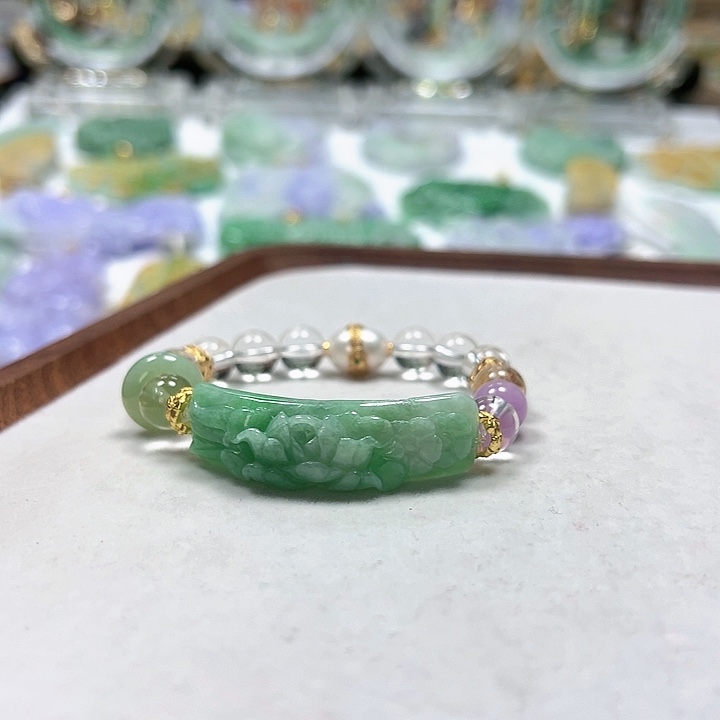 未镶嵌手链翡翠手牌