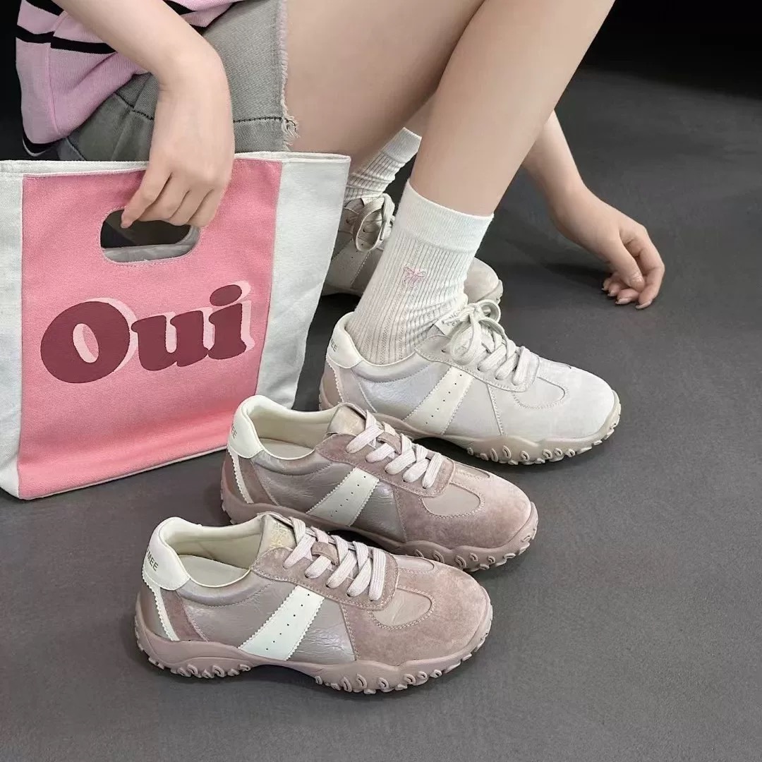 超级舒适软底软面德训鞋25年春季时尚百搭舒适休闲鞋运动鞋6167