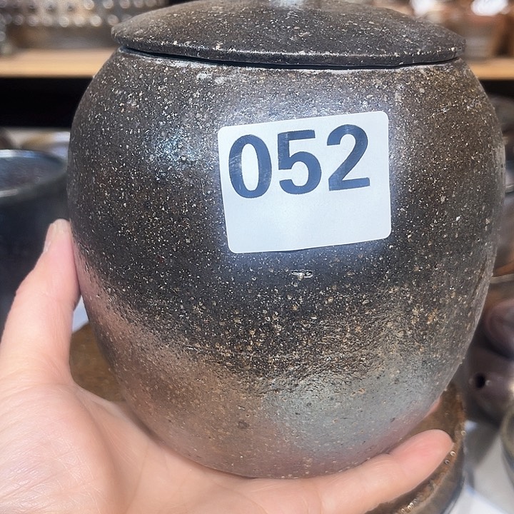 罐高温柴烧陶泥茶罐