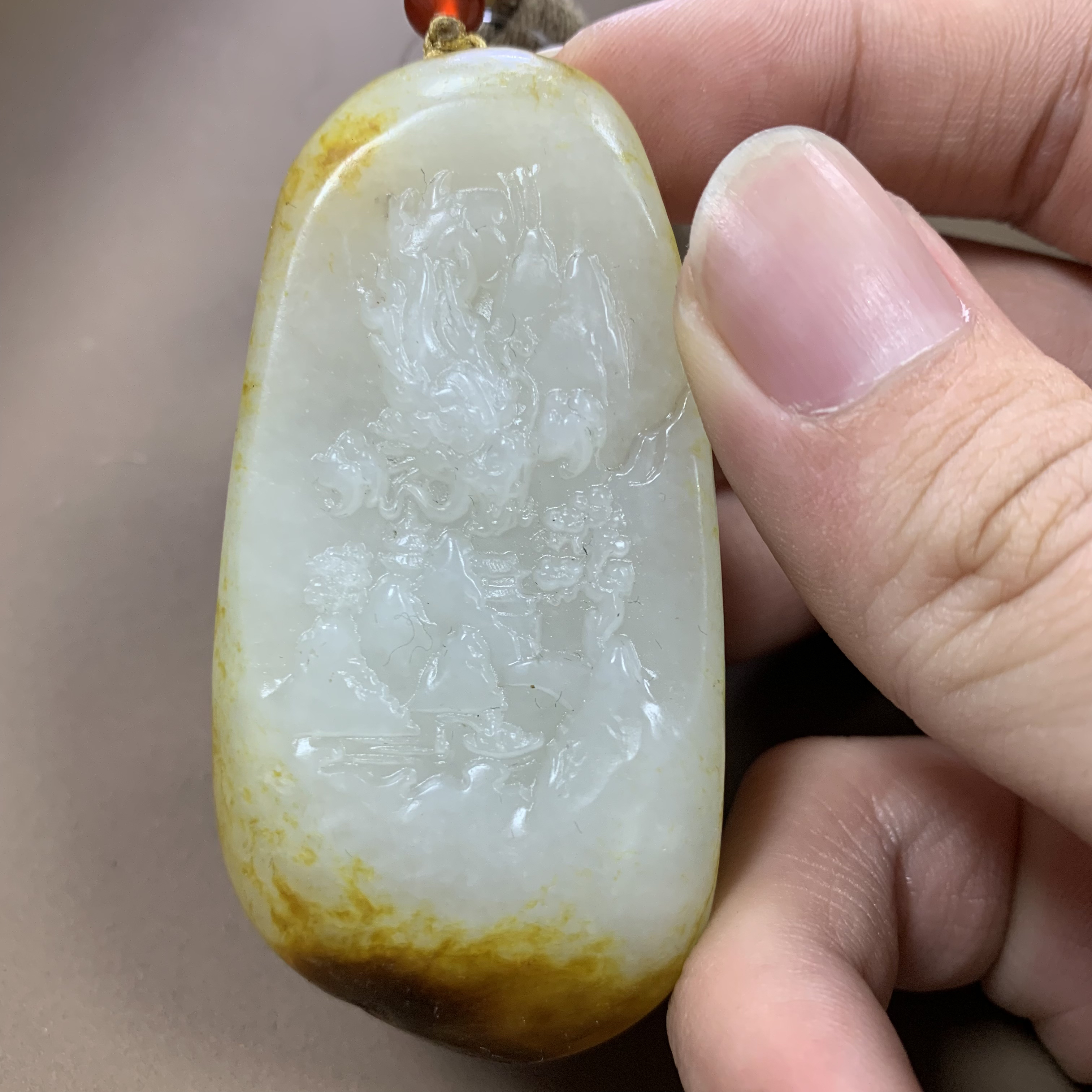 和田玉颈饰未镶嵌2.25 Y