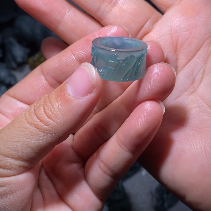 定制翡翠未镶嵌毛