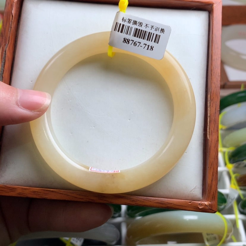 【闪购商品】和田玉手镯未镶嵌54.1