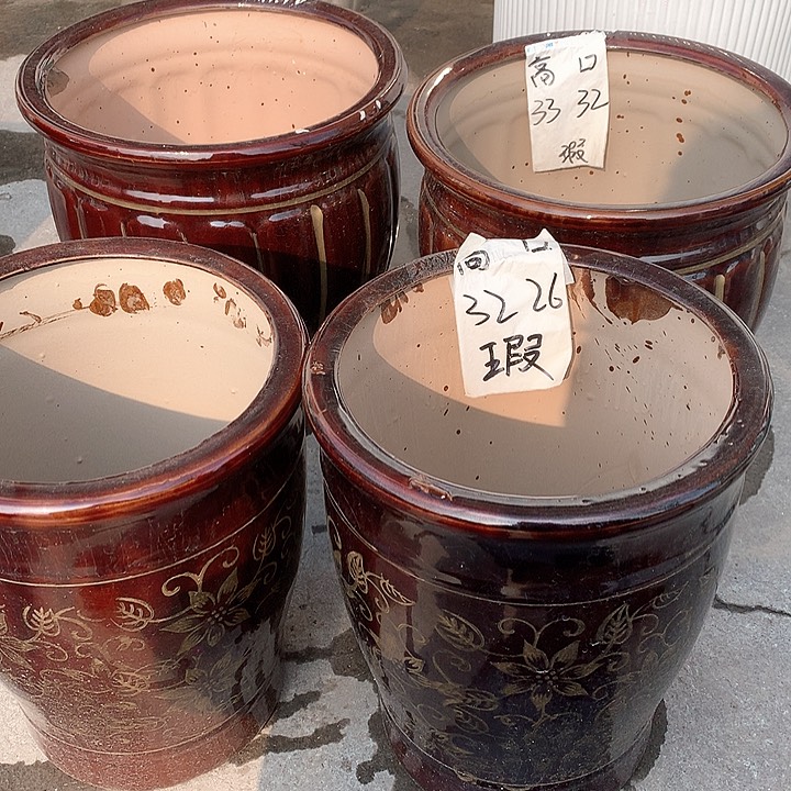 花盆陶瓷的两大两中