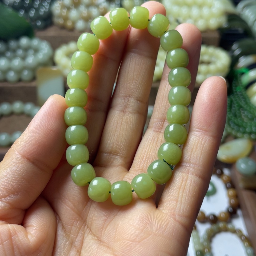 和田玉手链未镶嵌