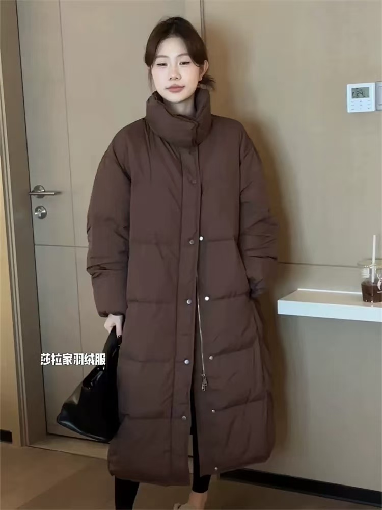 格调美美732冬季新款立领大被子长款加厚羽绒服