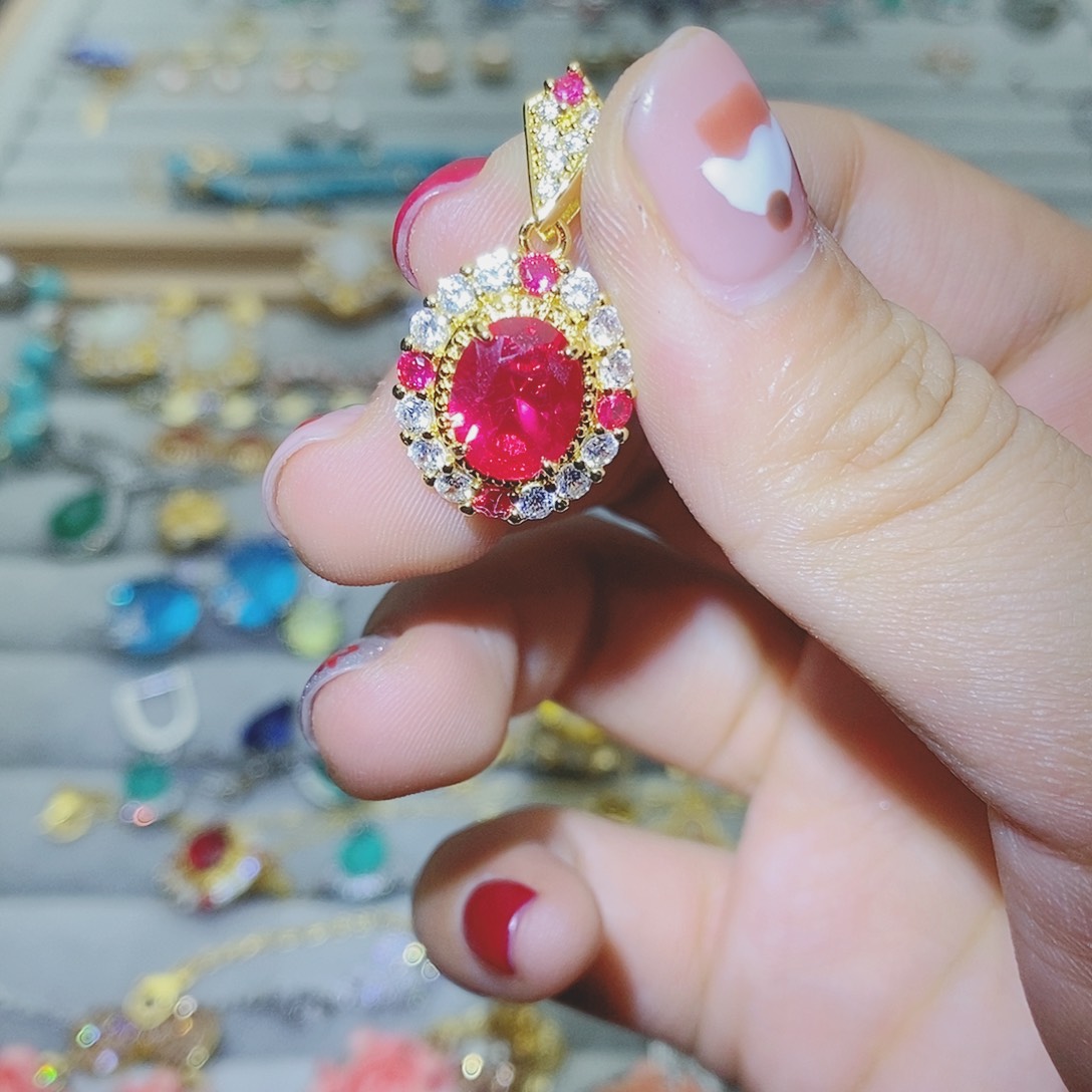 【闪购商品】托帕石耳饰银S925镶嵌