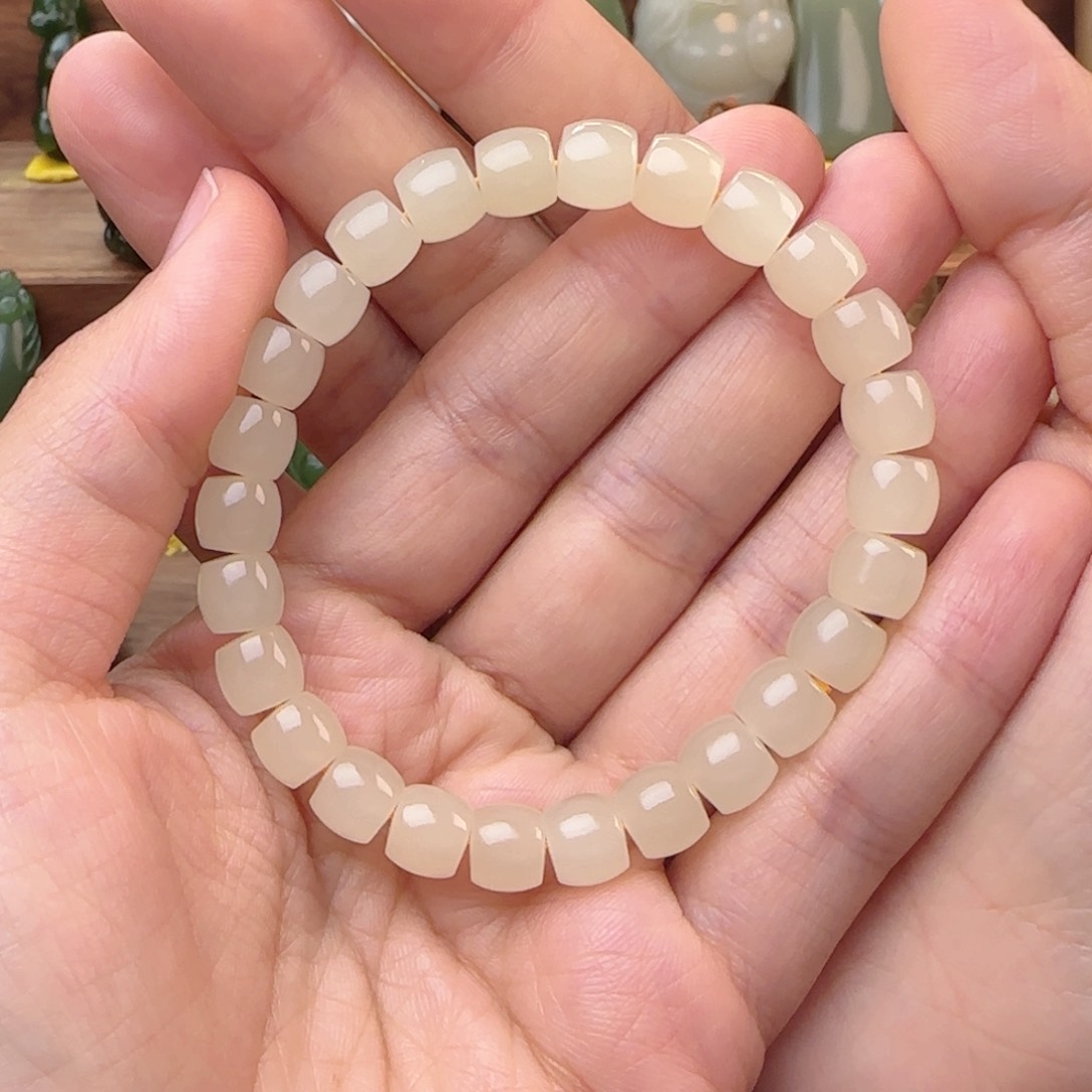 和田玉手链未镶嵌