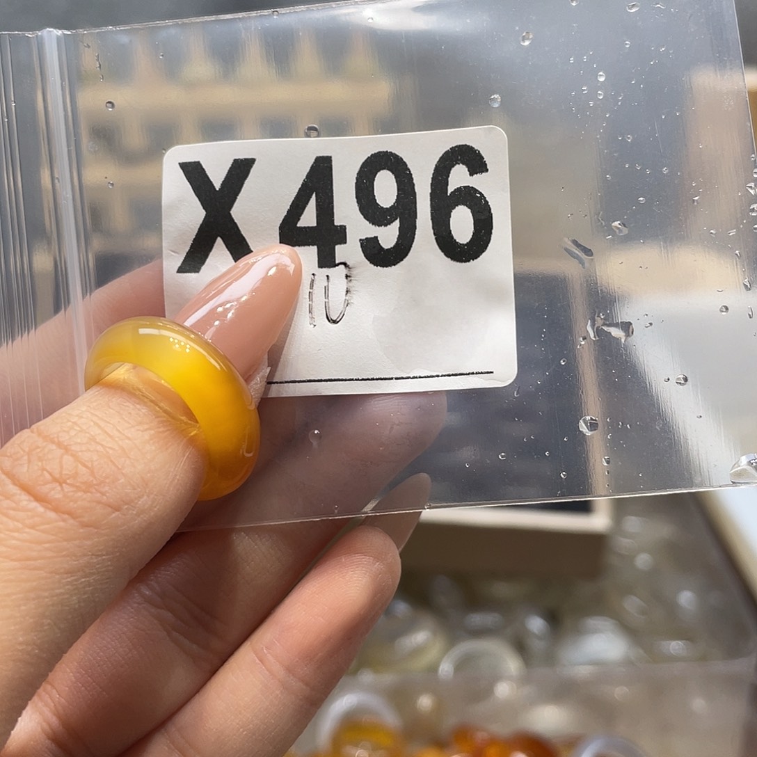 玛瑙/玉髓未镶嵌戒指496