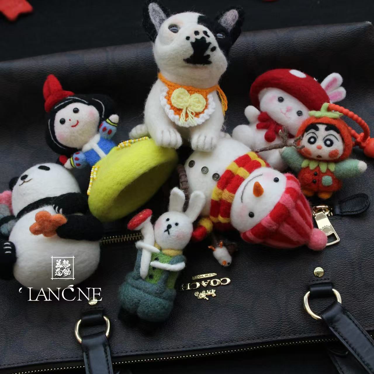 【LANCNE/籣想】手工包挂/摆件    羊毛毡手工艺 可爱 轻奢 