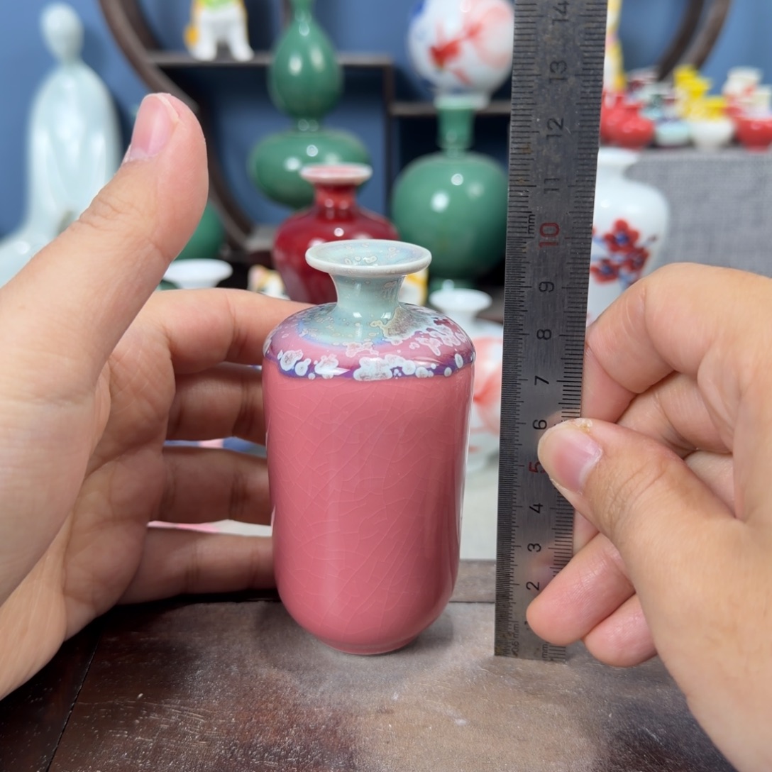 陶瓷手工小花器摆件