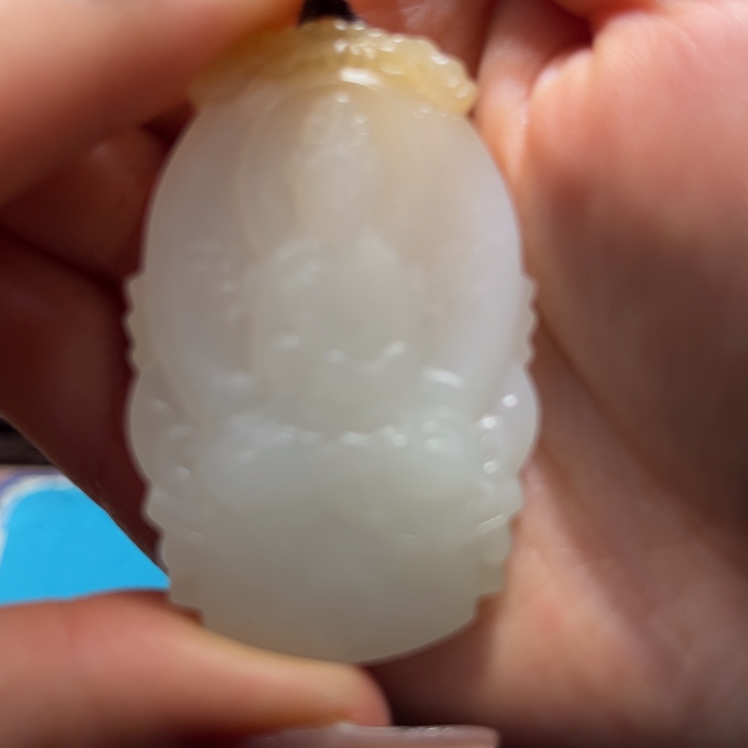 和田玉未镶嵌吊坠(不含链)